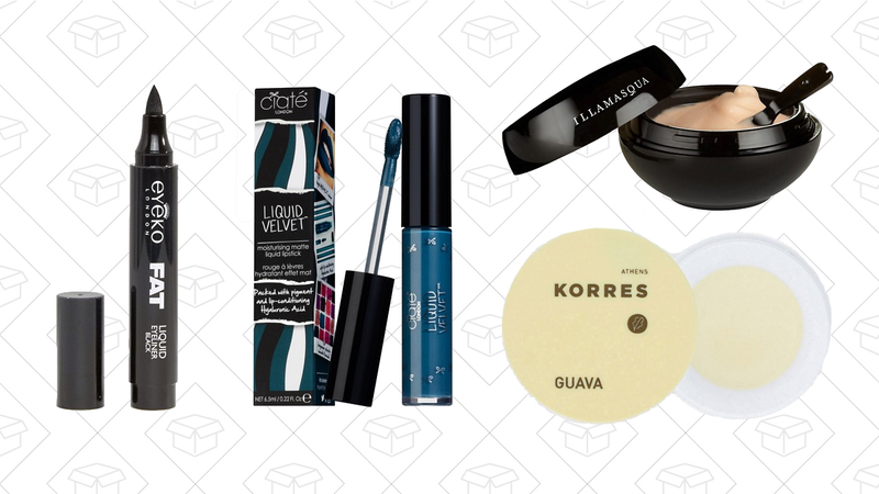 Â Eyeko Fat Liquid Eyeliner, $15 | Ciate Liquid Velvet, $21 | Illamasqua Matte Veil, $39 | Korres Lip Butter, $10